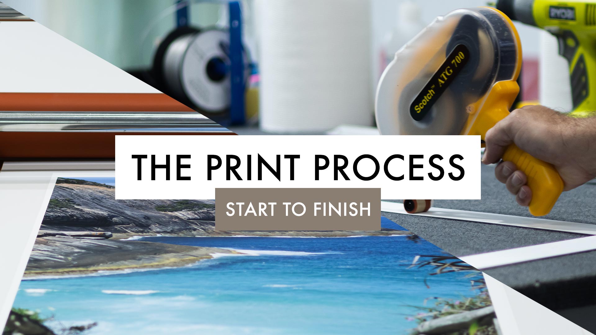 Load video: Framed Photography Print Manufacturing process